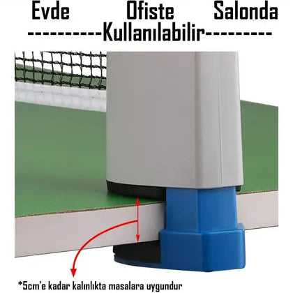 Smart Pong™ Ayarlanabilir Masa Tenisi Seti | Her Masayı Oyun Alanına Çevir